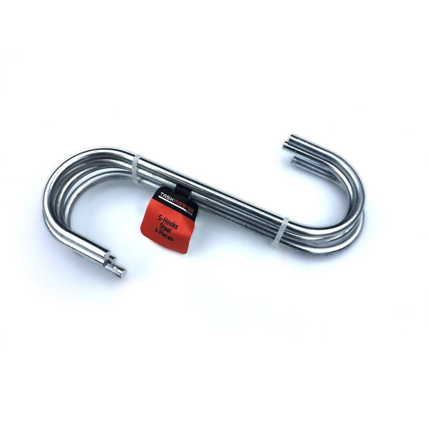 Taskmaster Steel S Hook - 180 x 100 x 6mm - 4 Pack