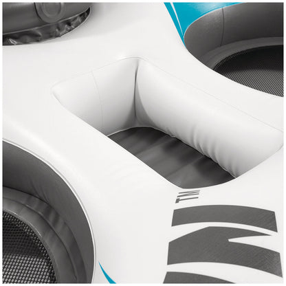 Intex Blue Rapid River Run 2 Inflatable Lounge 2.43 x 1.57M
