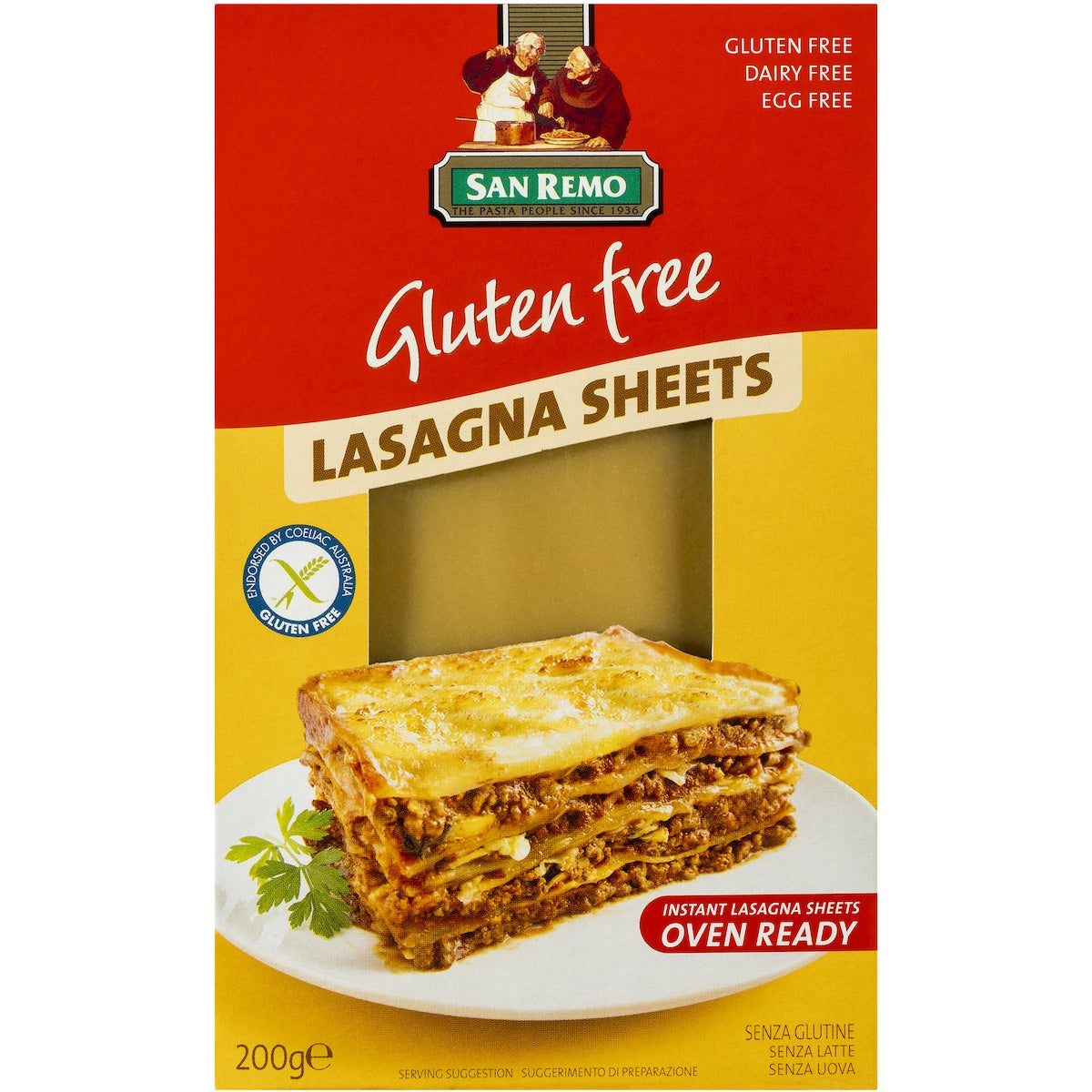 San Remo Gluten Free Lasagne 200g