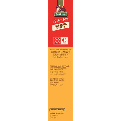 San Remo Gluten Free Lasagne 200g