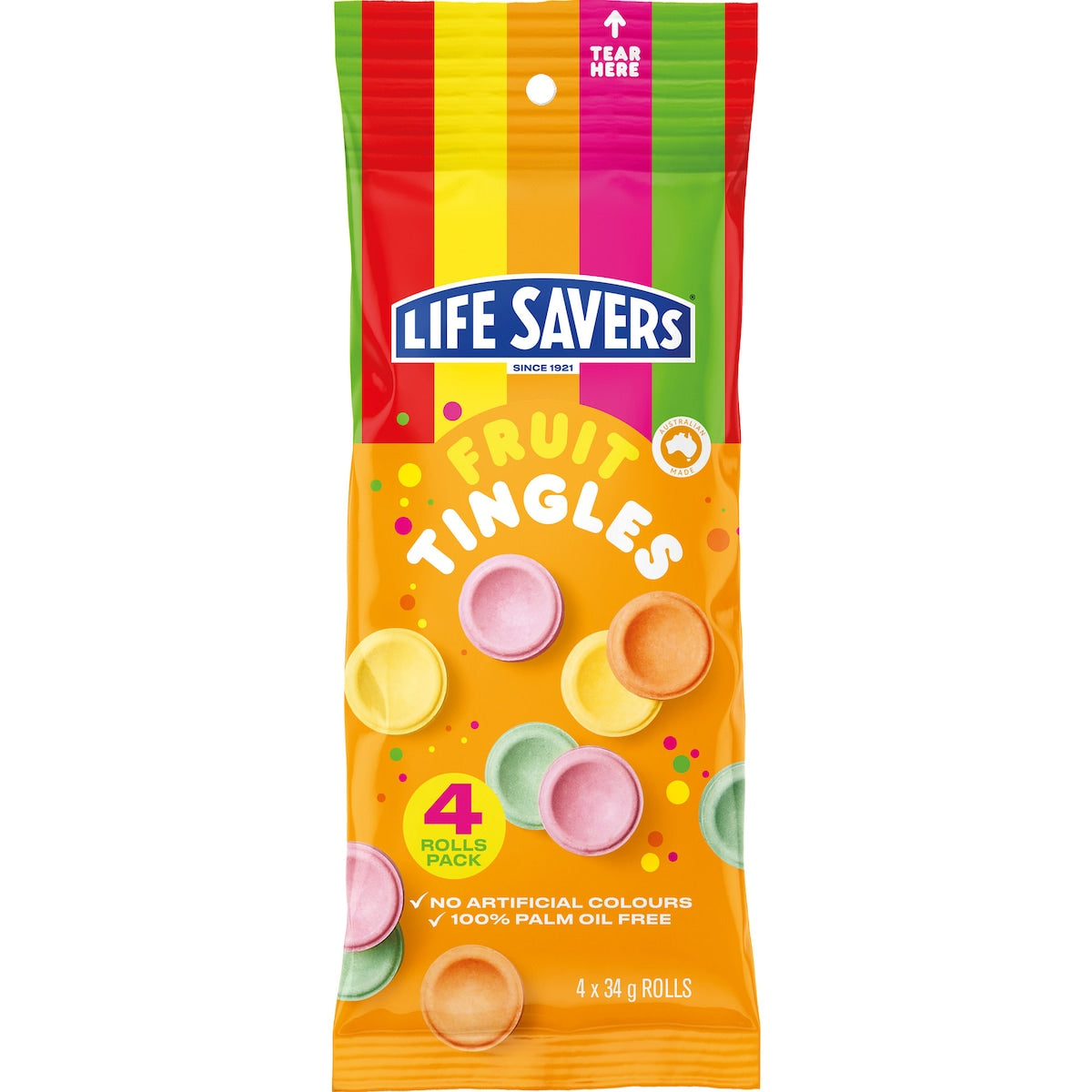 Life Savers Fruit Tingles 4 Pack