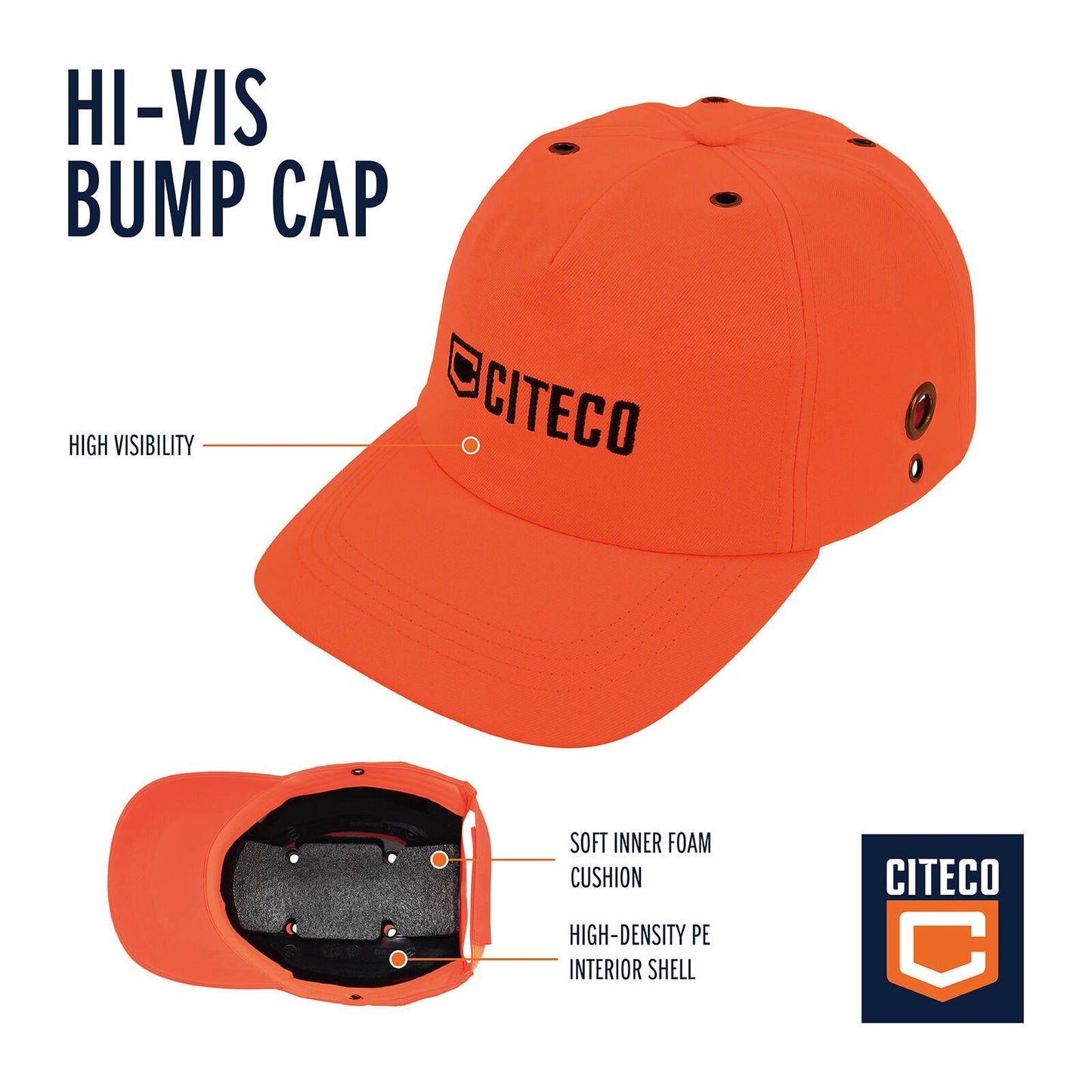 Citeco Orange Bump Cap - 200 x 120 x 150mm