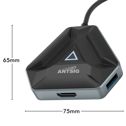 Antsig 6 in 1 USB C Multiport Adapter