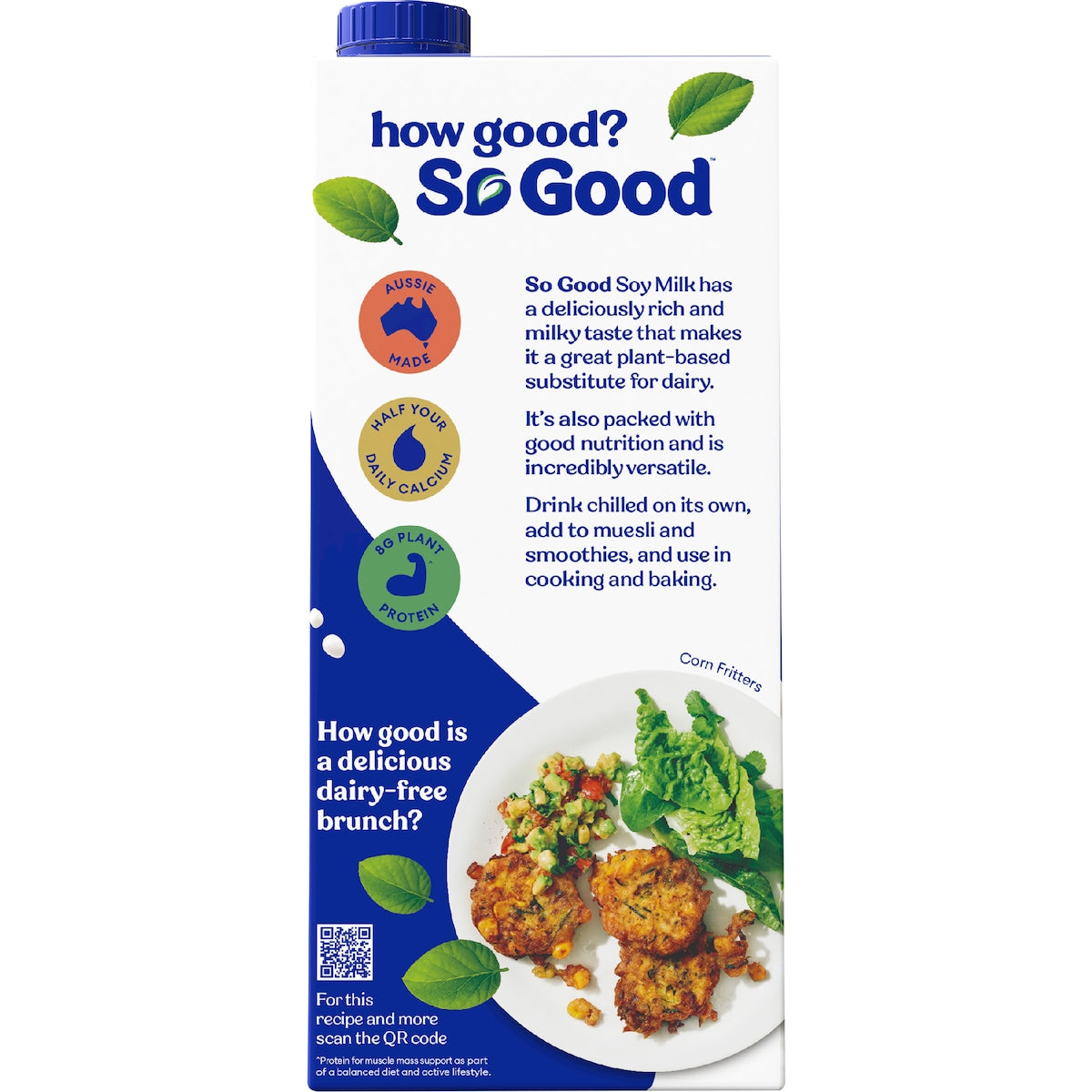 Sanitarium So Good Soy Regular Long Life Milk Uht 1l
