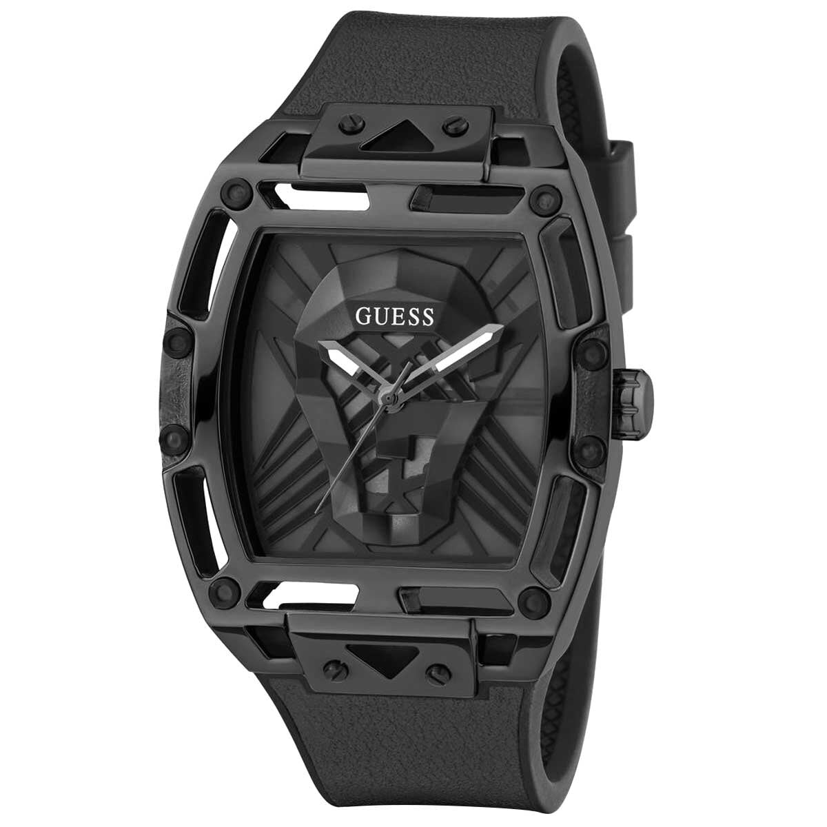 GUESS Legend Black Silicone Men's Watch GW0500G2