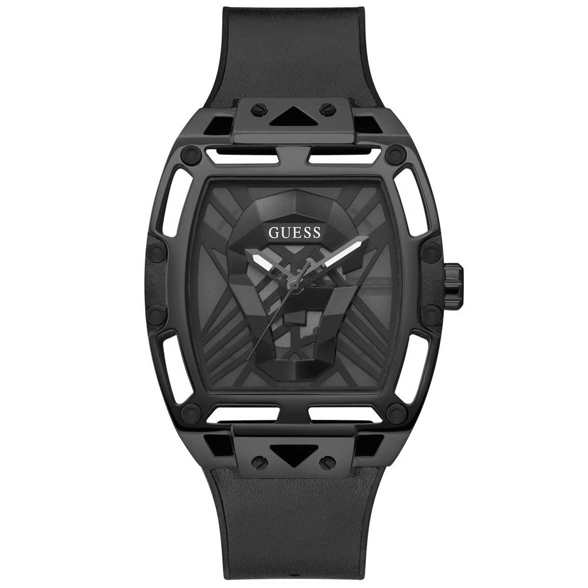 GUESS Legend Black Silicone Men's Watch GW0500G2