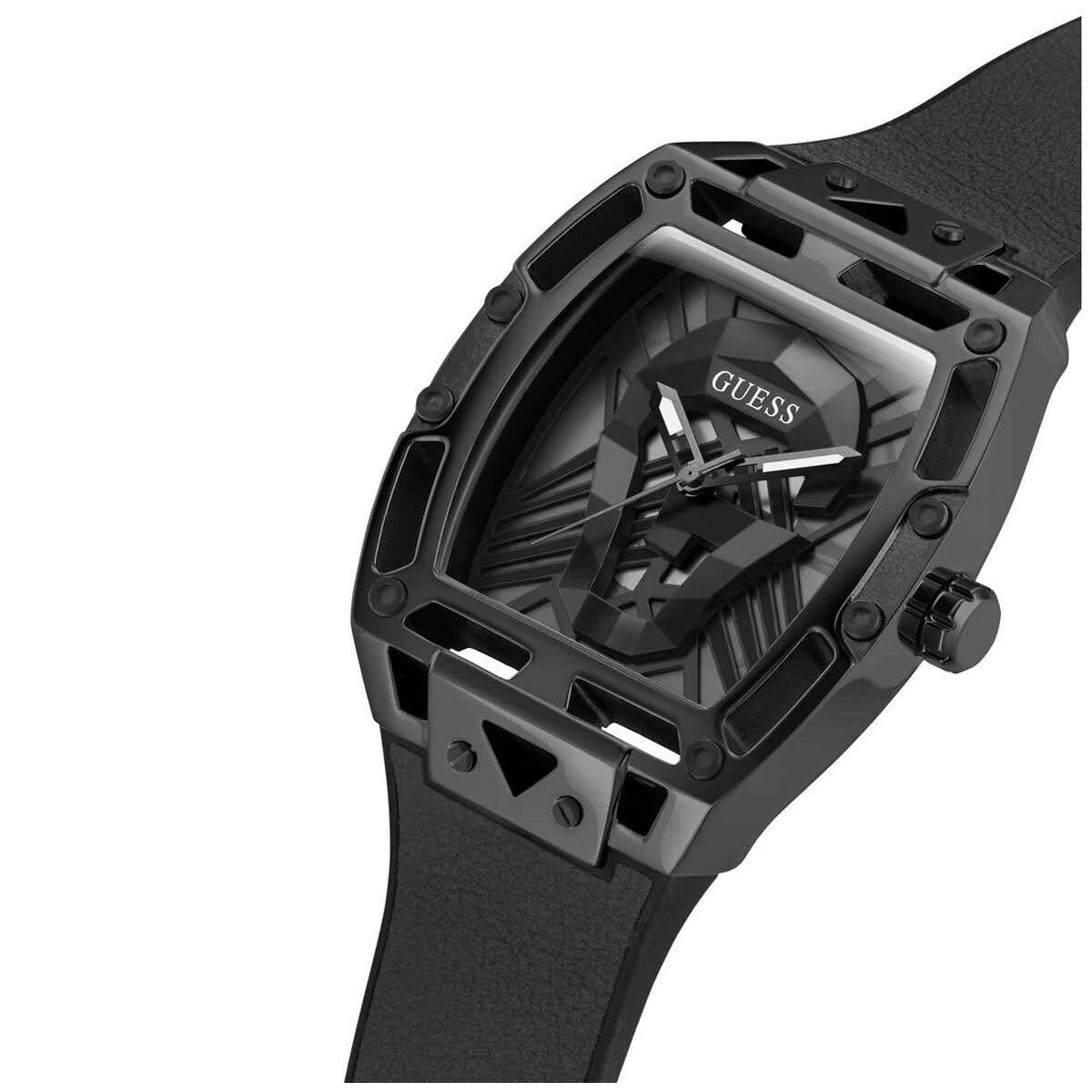 GUESS Legend Black Silicone Men's Watch GW0500G2