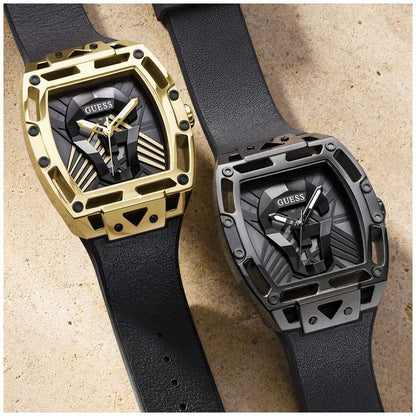 GUESS Legend Black Silicone Men's Watch GW0500G2