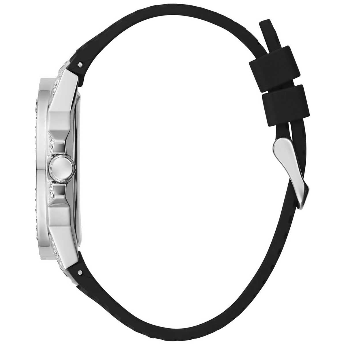 GUESS Dynasty Silver And Black Men's Watch GW0498G1