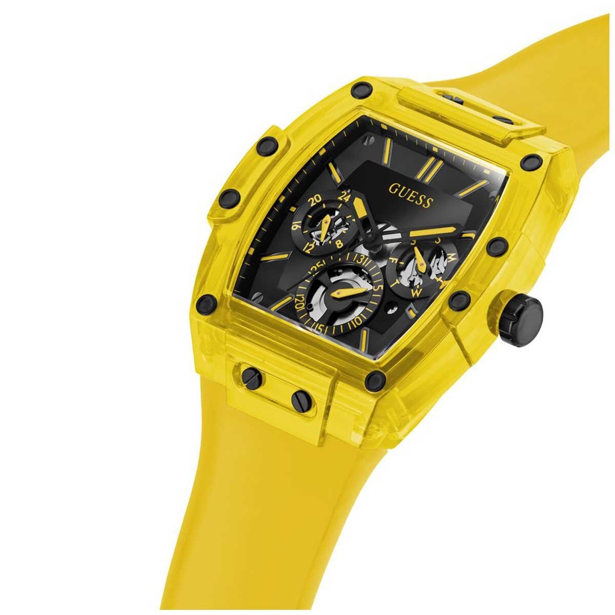 GUESS Yellow Multifunction Men’s Watch GW0203G6