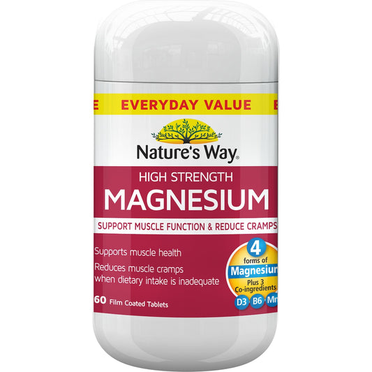 Natures Way High Strength Magnesium 60 pack
