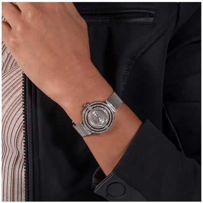 GUESS Dream Silver Crystal Mesh Women's Watch GW0550L1