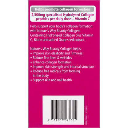 Natures Way Beauty Collagen Tablets 120 pack