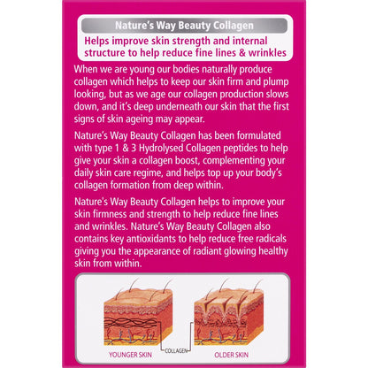 Natures Way Beauty Collagen Tablets 120 pack