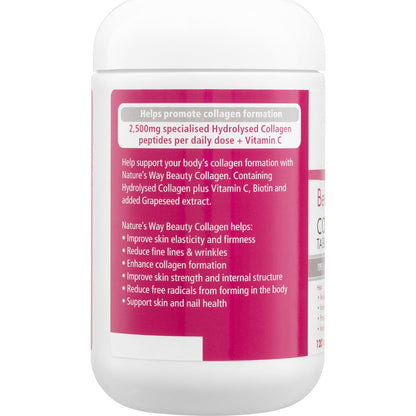 Natures Way Beauty Collagen Tablets 120 pack