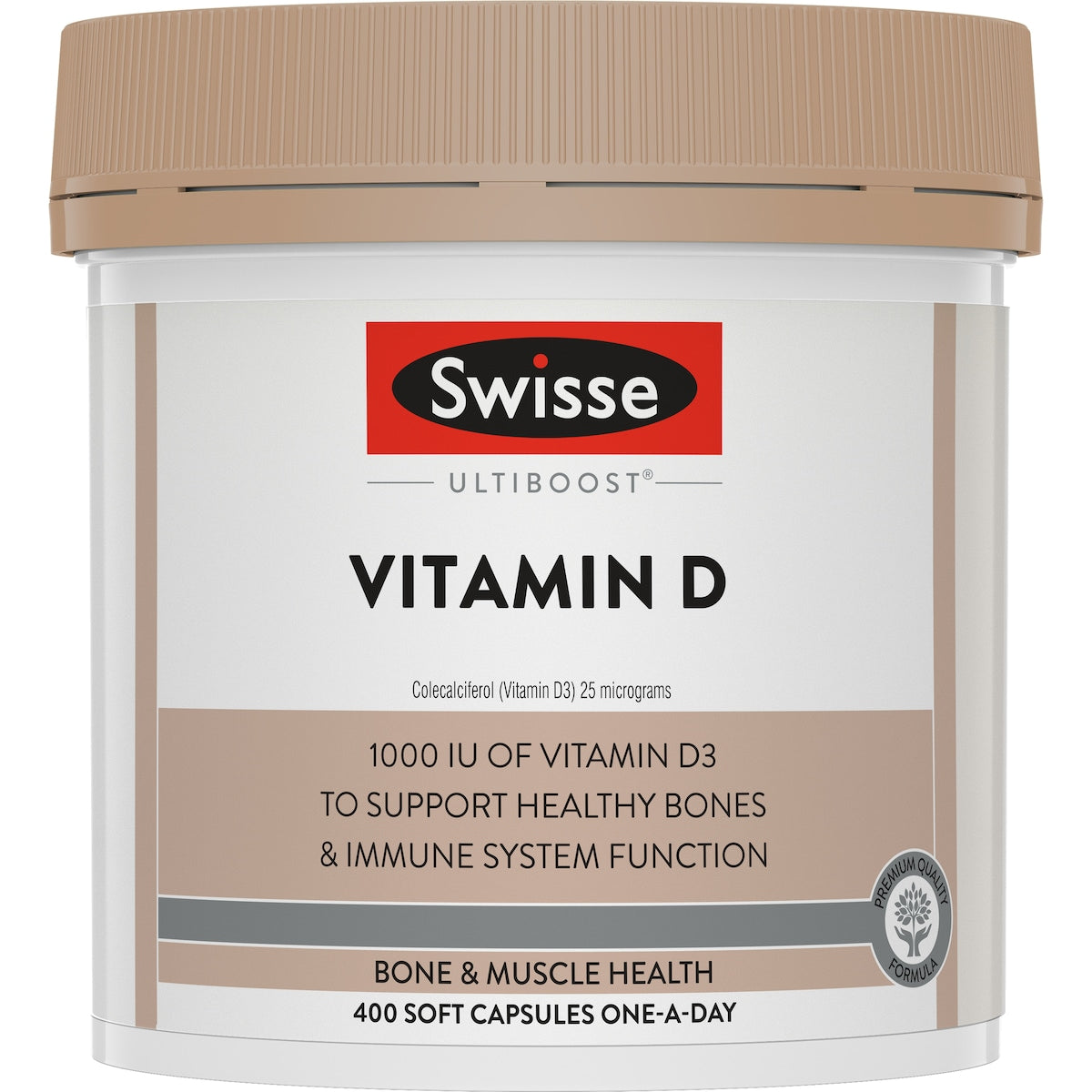 Swisse Ultiboost Vitamin d Capsules For Bone And Muscle Health 400 Pack