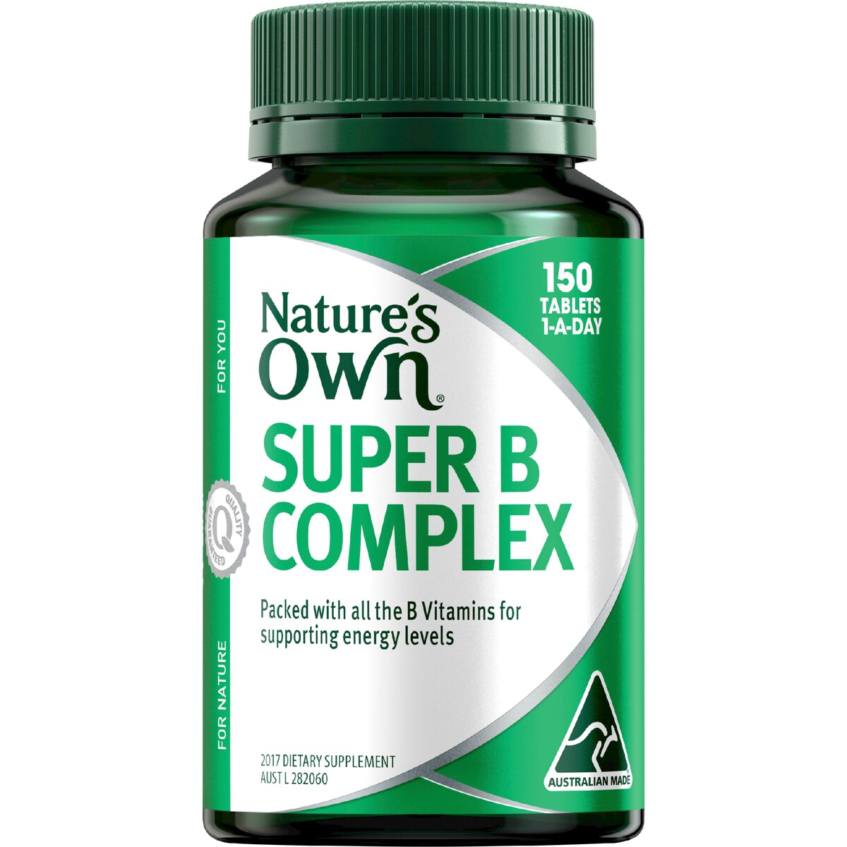 Natures Own Super Vitamin B Complex With Biotin, B3, B6 & B12 150 Pack