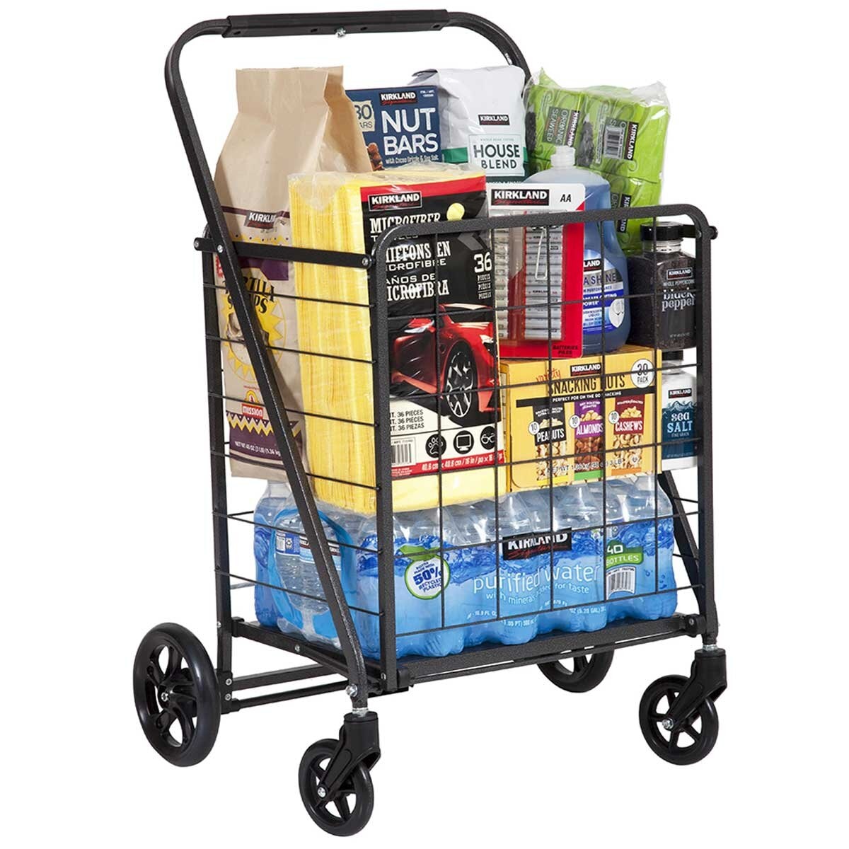 Folding Shopping Cart With Brake