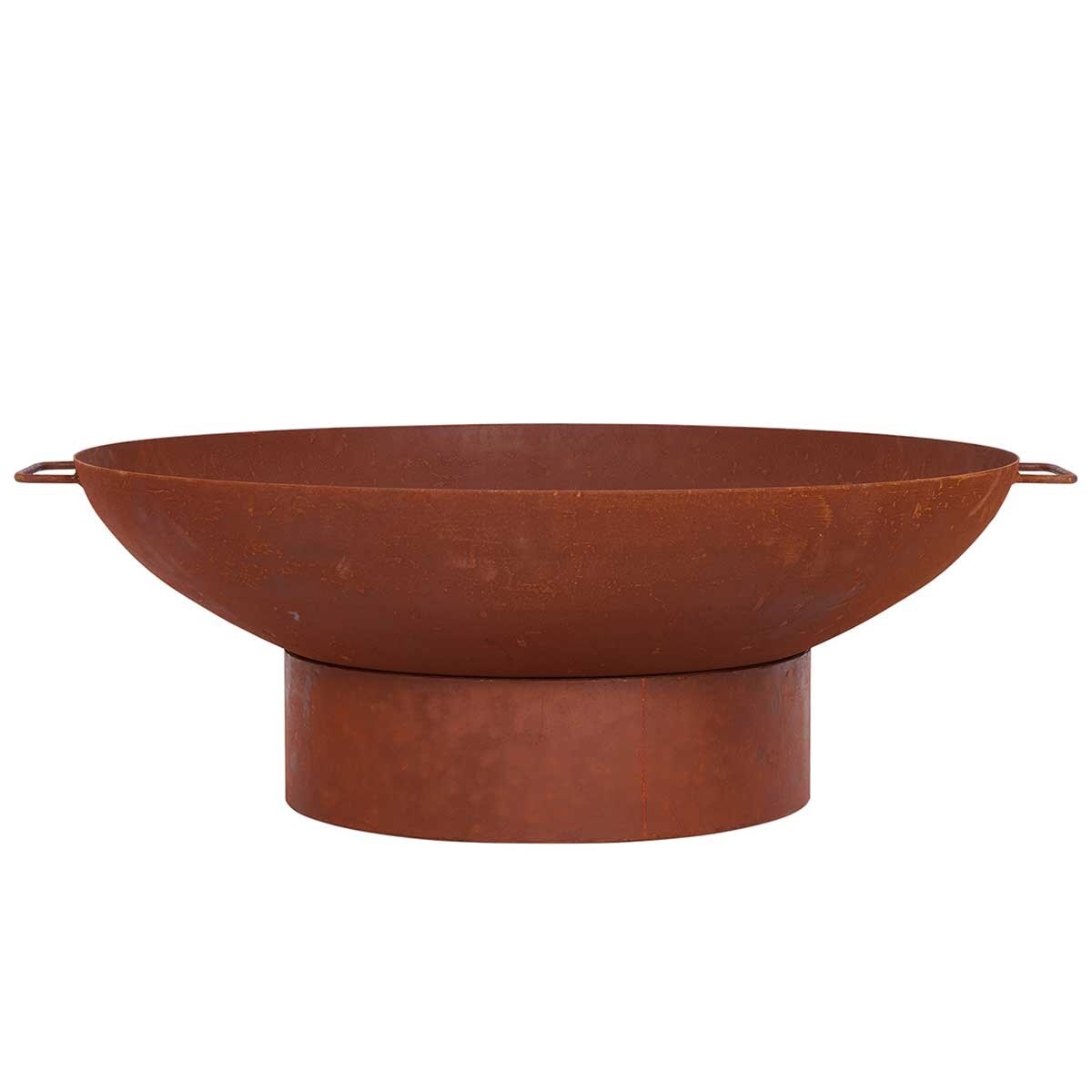Glow Brooklyn Large Bowl Fire Pit 80cm Rust