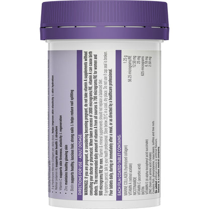 Swisse Beauty High Strength Marine Collagen Tablets For Skin 60 Pack