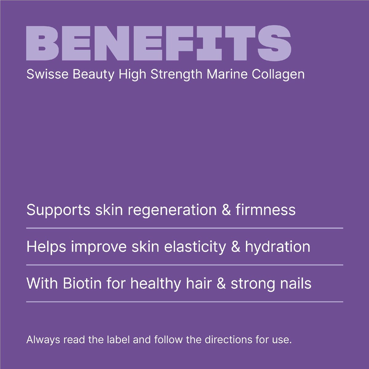 Swisse Beauty High Strength Marine Collagen Tablets For Skin 60 Pack