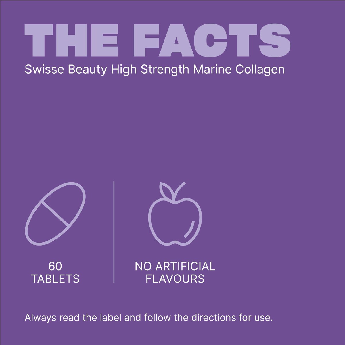 Swisse Beauty High Strength Marine Collagen Tablets For Skin 60 Pack