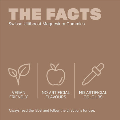 Swisse Ultiboost Magnesium Gummies For Bone And Muscle Health 60 Pack