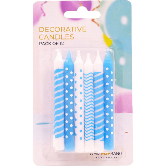 Whiz Pop Bang Decorative Candles 12 Pack