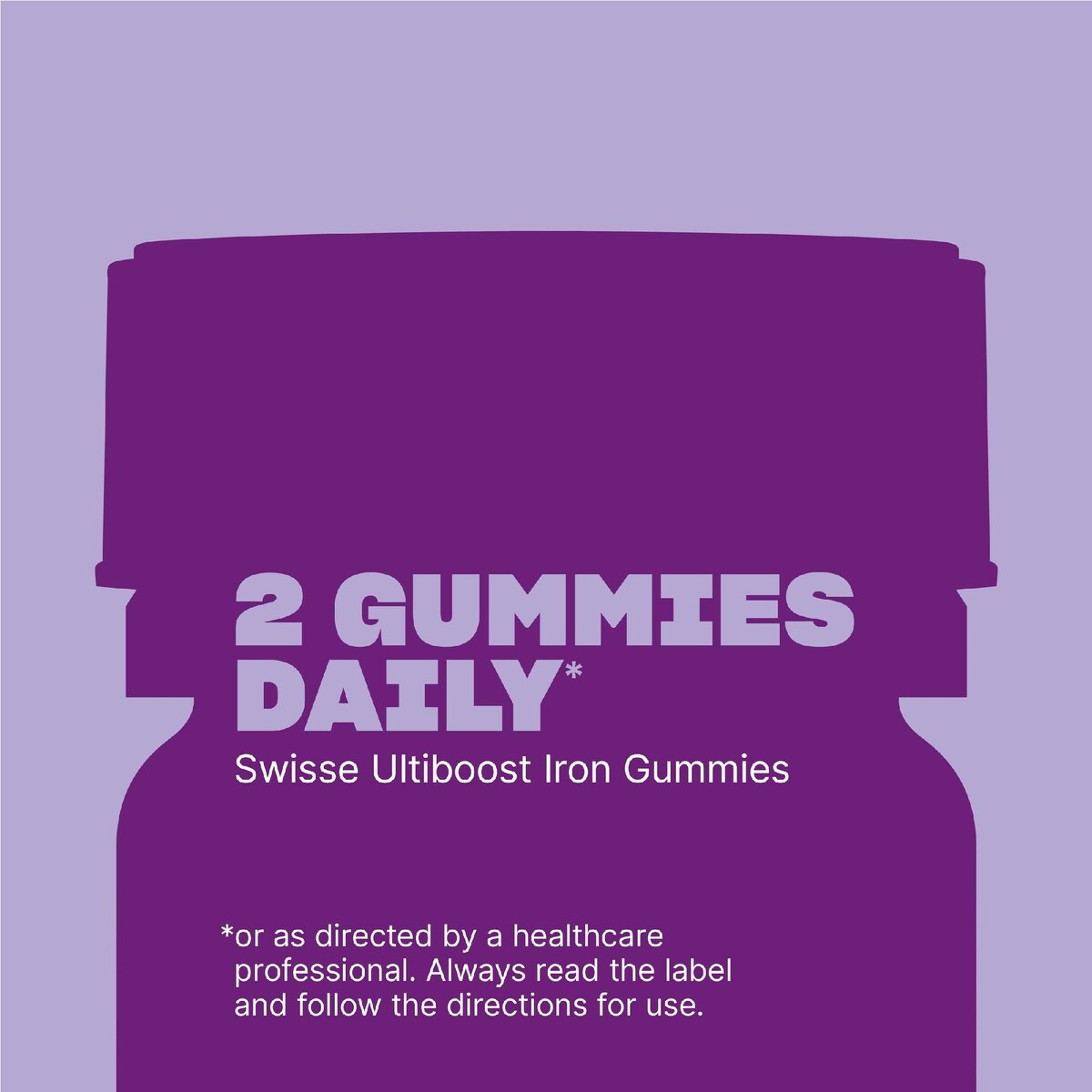 Swisse Ultiboost Iron Gummies Helps Relieve Fatigue 50 Pack