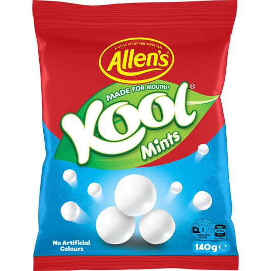 Allen's Kool Mints Lollies Bag 140g