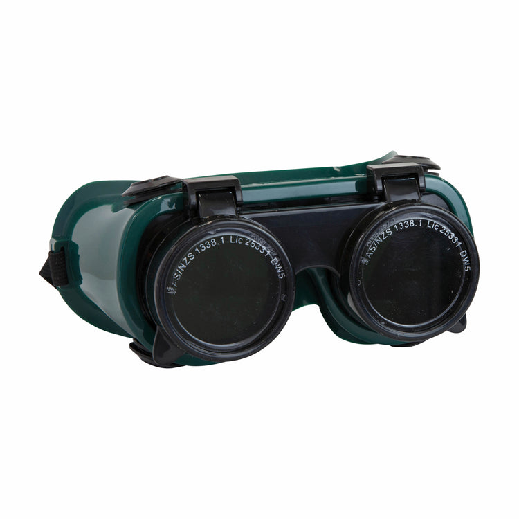 Bossweld Shade 5 Gas Welding Flip Up Goggles - 175mm