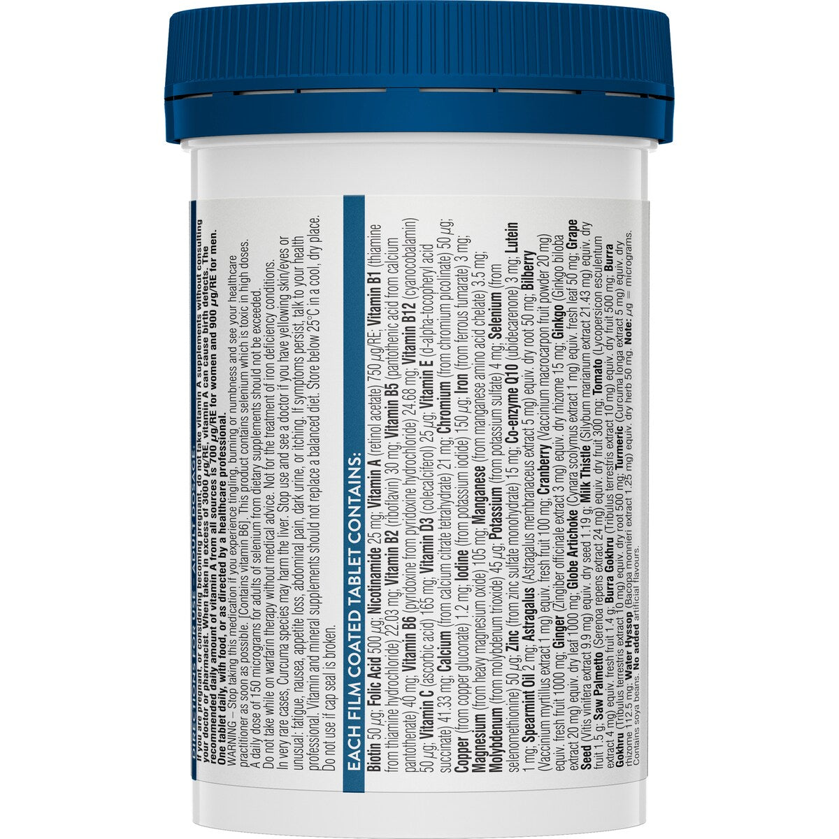Swisse Ultivite Mens 50+ Multivitamin Tablets 90 Tablets