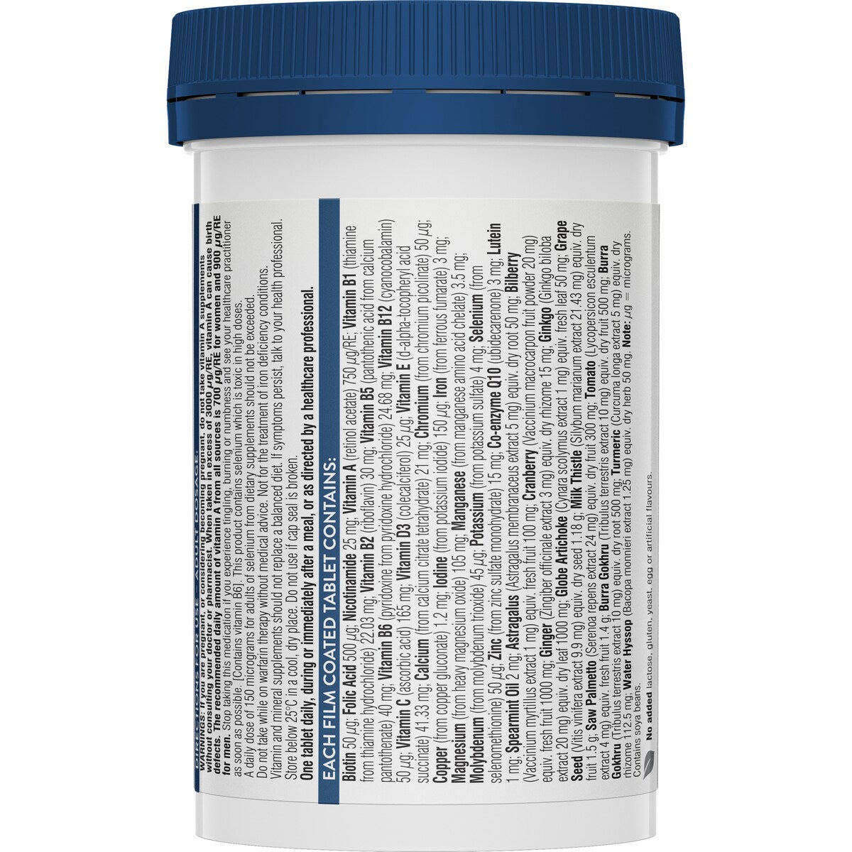 Swisse Ultivite Mens 50+ Multivitamin Tablets 90 Tablets