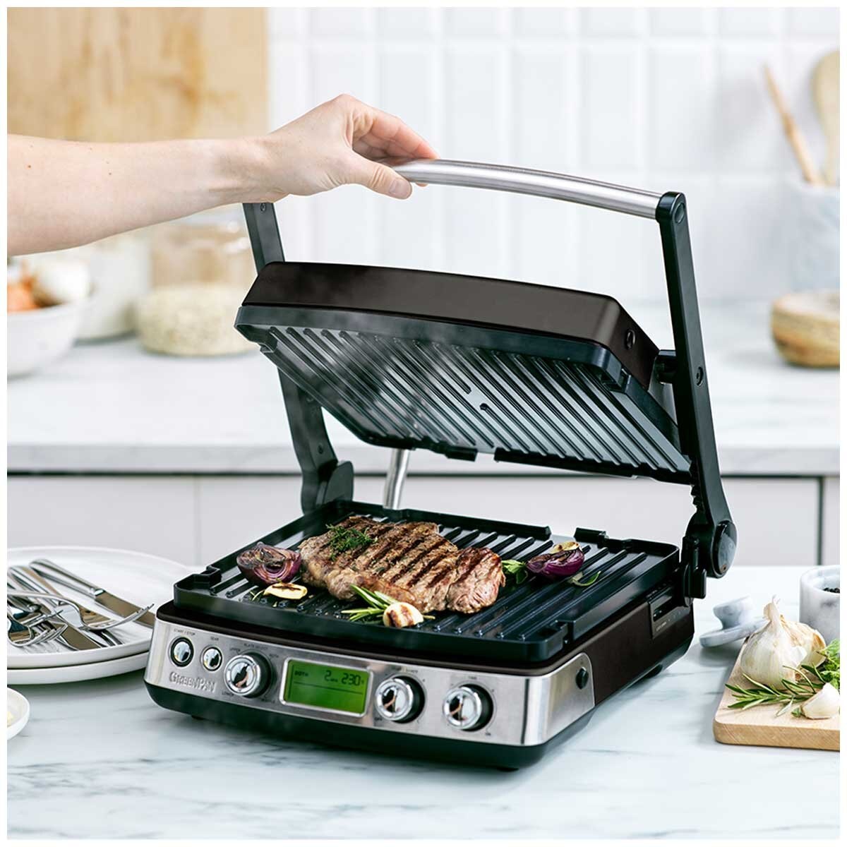 Greenpan Elite Contact Grill 1800W CC006848-003 Matt Black