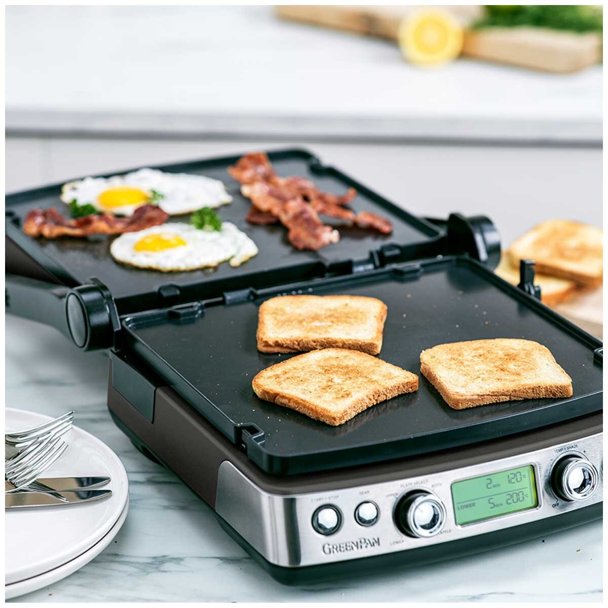 Greenpan Elite Contact Grill 1800W CC006848-003 Matt Black