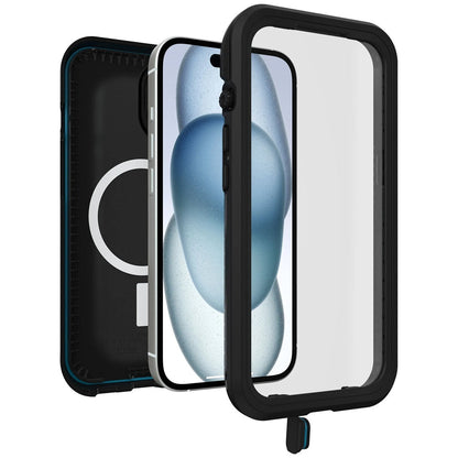 OtterBox Fre MagSafe iPhone 15 Case Waterproof IP68 Black