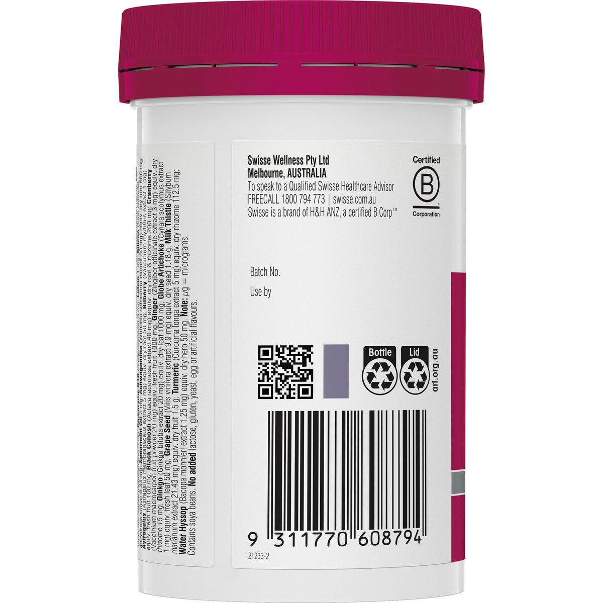 Swisse Ultivite Womens 50+ Multivitamin Tablets 90 Pack