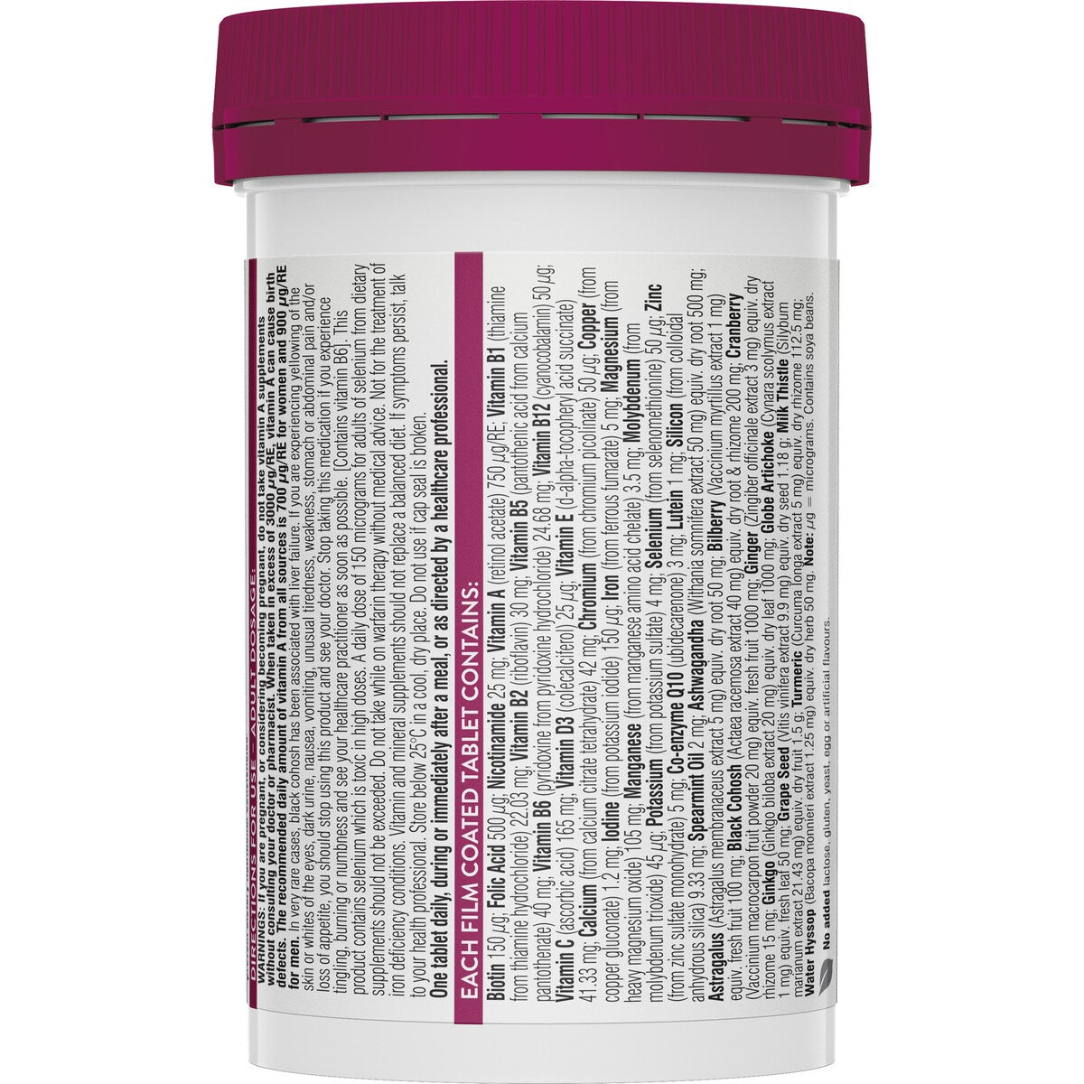 Swisse Ultivite Womens 50+ Multivitamin Tablets 90 Pack