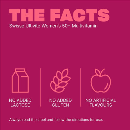 Swisse Ultivite Womens 50+ Multivitamin Tablets 90 Pack