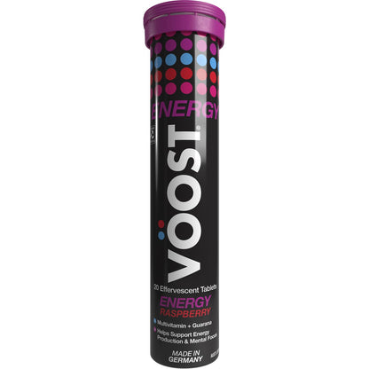 Voost Energy Effervescent Tablets Raspberry 20 Pack
