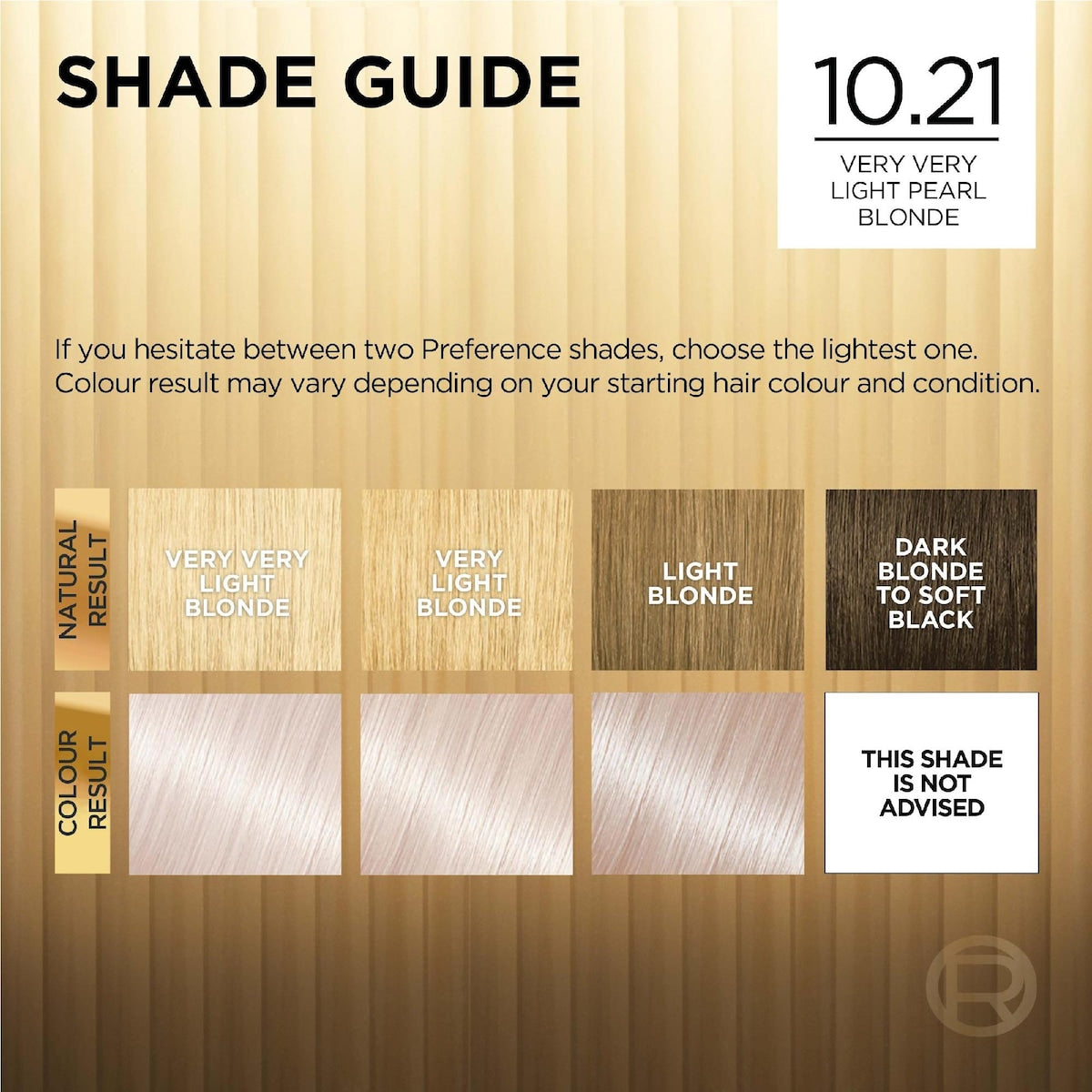 Loreal Paris Preference Hair Colour 10.21 Very Very Light Pearl Blonde Each