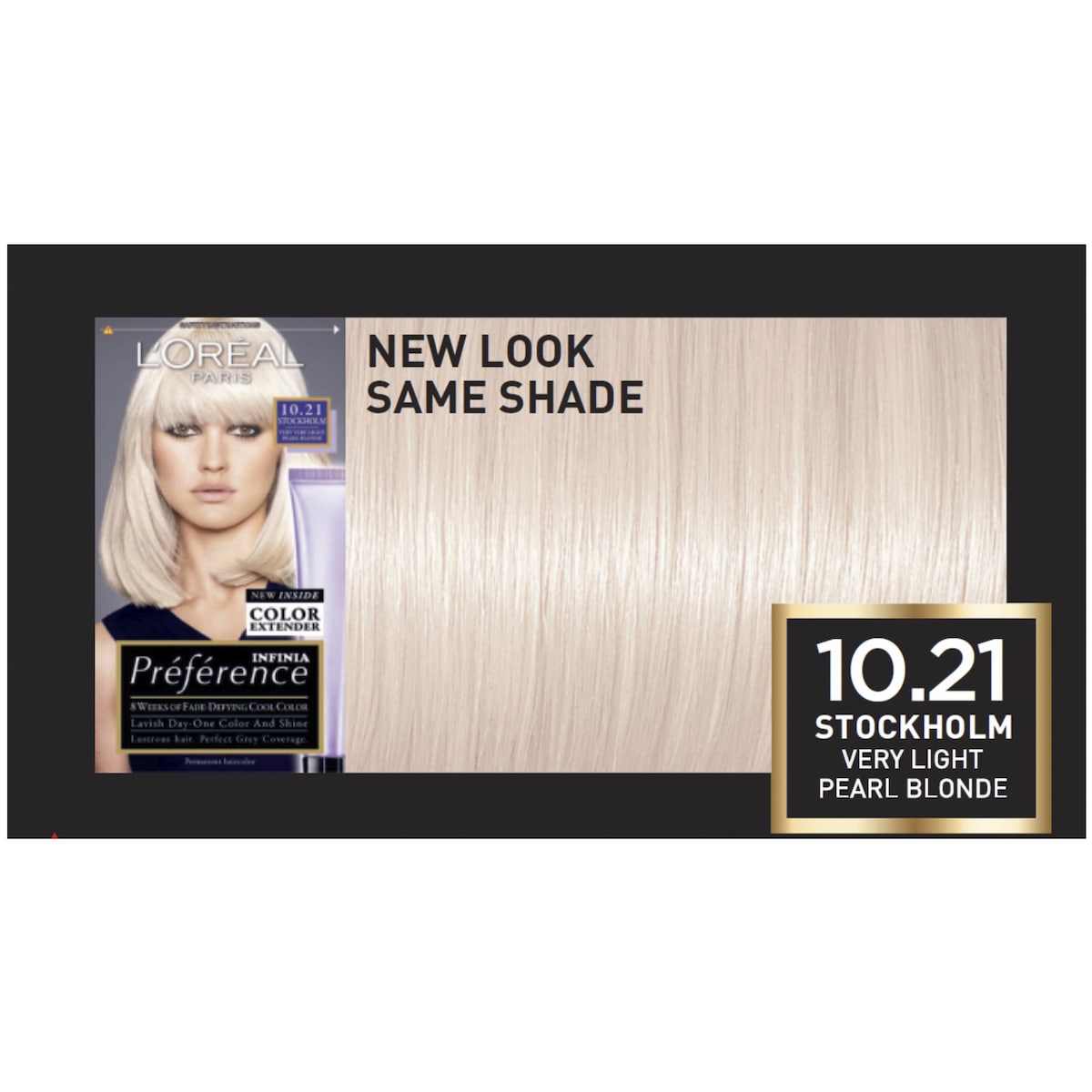 Loreal Paris Preference Hair Colour 10.21 Very Very Light Pearl Blonde Each