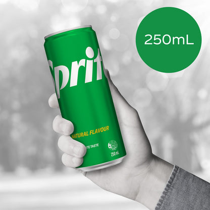 Sprite Lemonade Soft Drink Mini Cans 250ml X 6 Pack