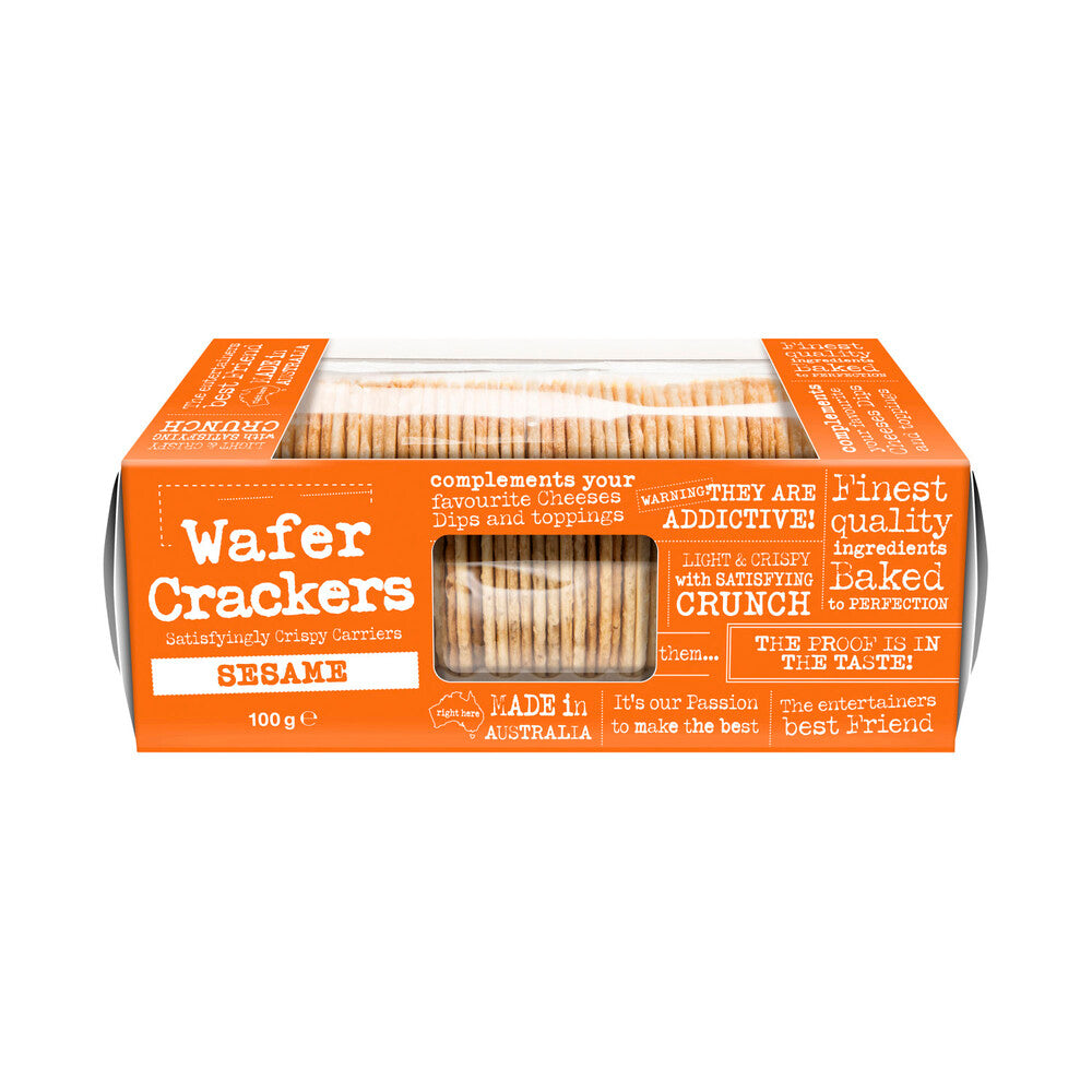 Fine Foods Sesame Wafer Crackers - 100g