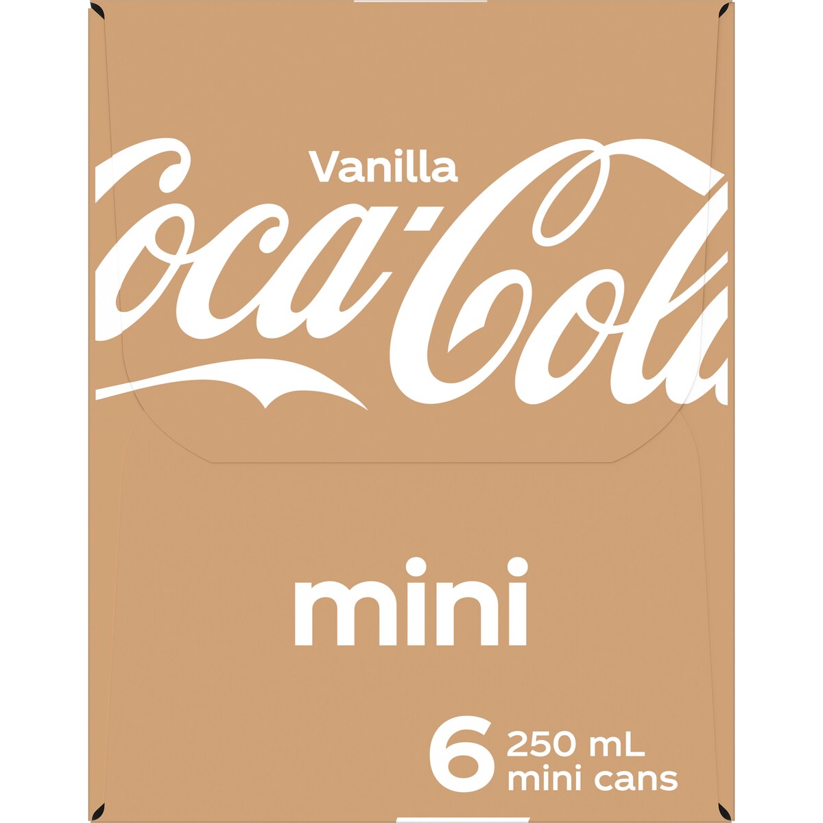 Coca - Cola Vanilla Soft Drink Mini Cans 250ml X 6 Pack