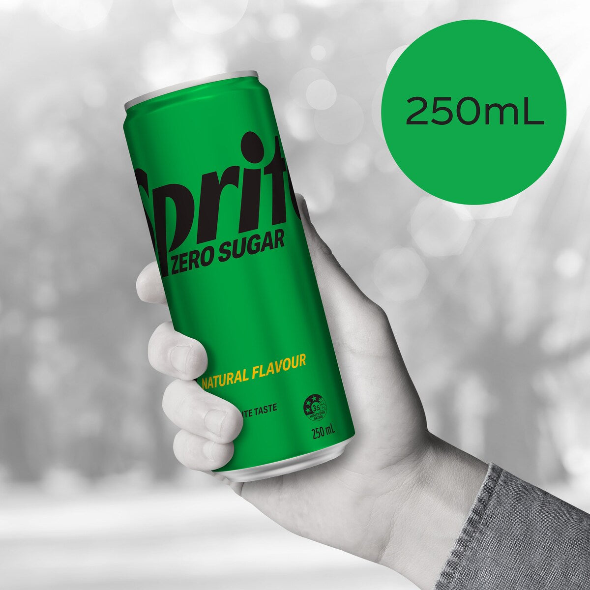 Sprite Zero Sugar Lemonade Soft Drink Mini Cans 250ml X 6 Pack