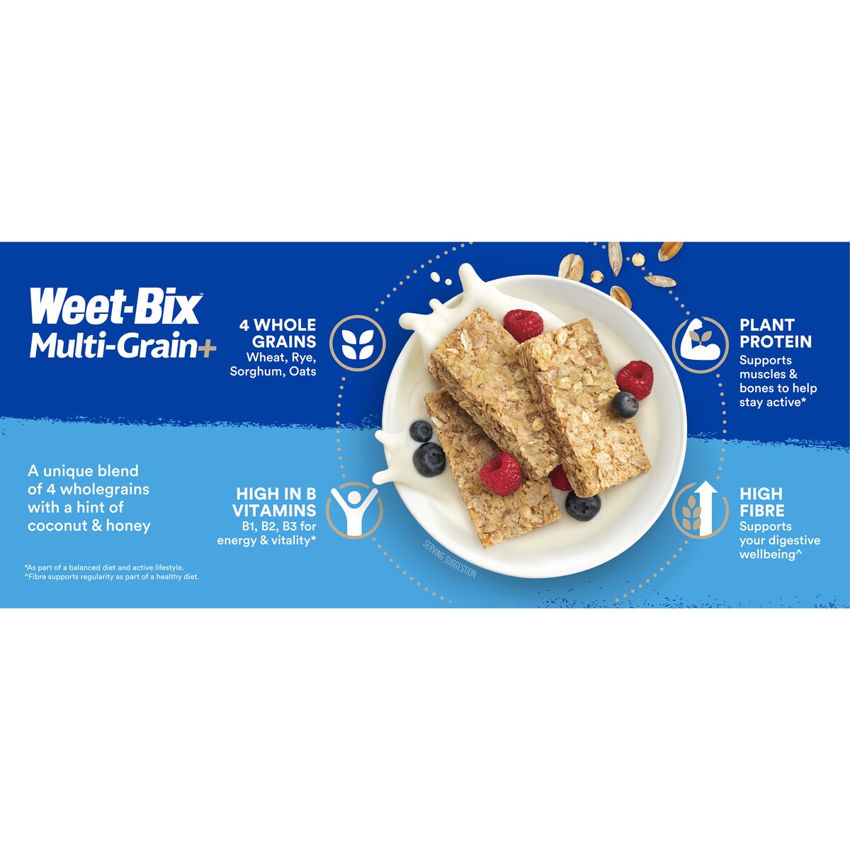 Sanitarium Weet - Bix Weet-bix Blends Multi-grain+ Breakfast Cereal 575g