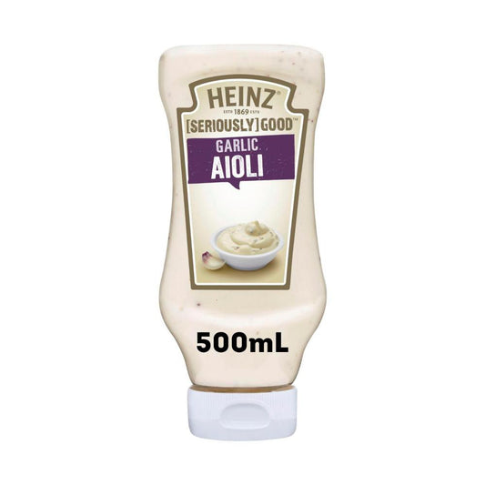 Heinz Seriously Good Garlic Aioli Mayonnaise - 500mL