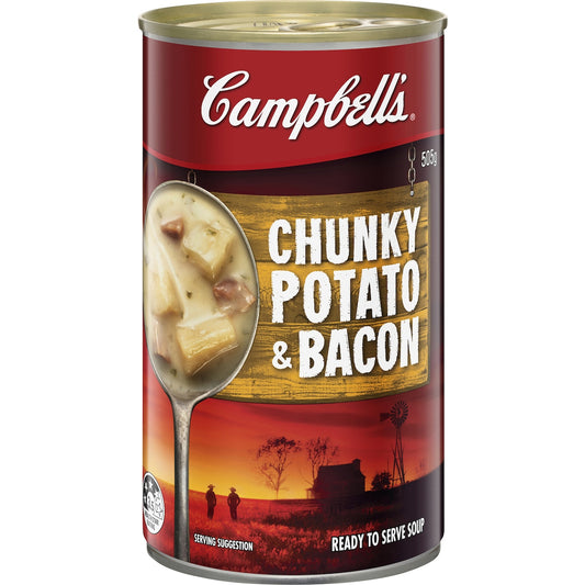 Campbells Chunky Soup Potato & Bacon 505g
