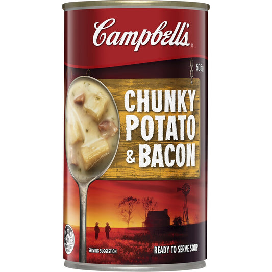 Campbells Chunky Soup Potato & Bacon 505g